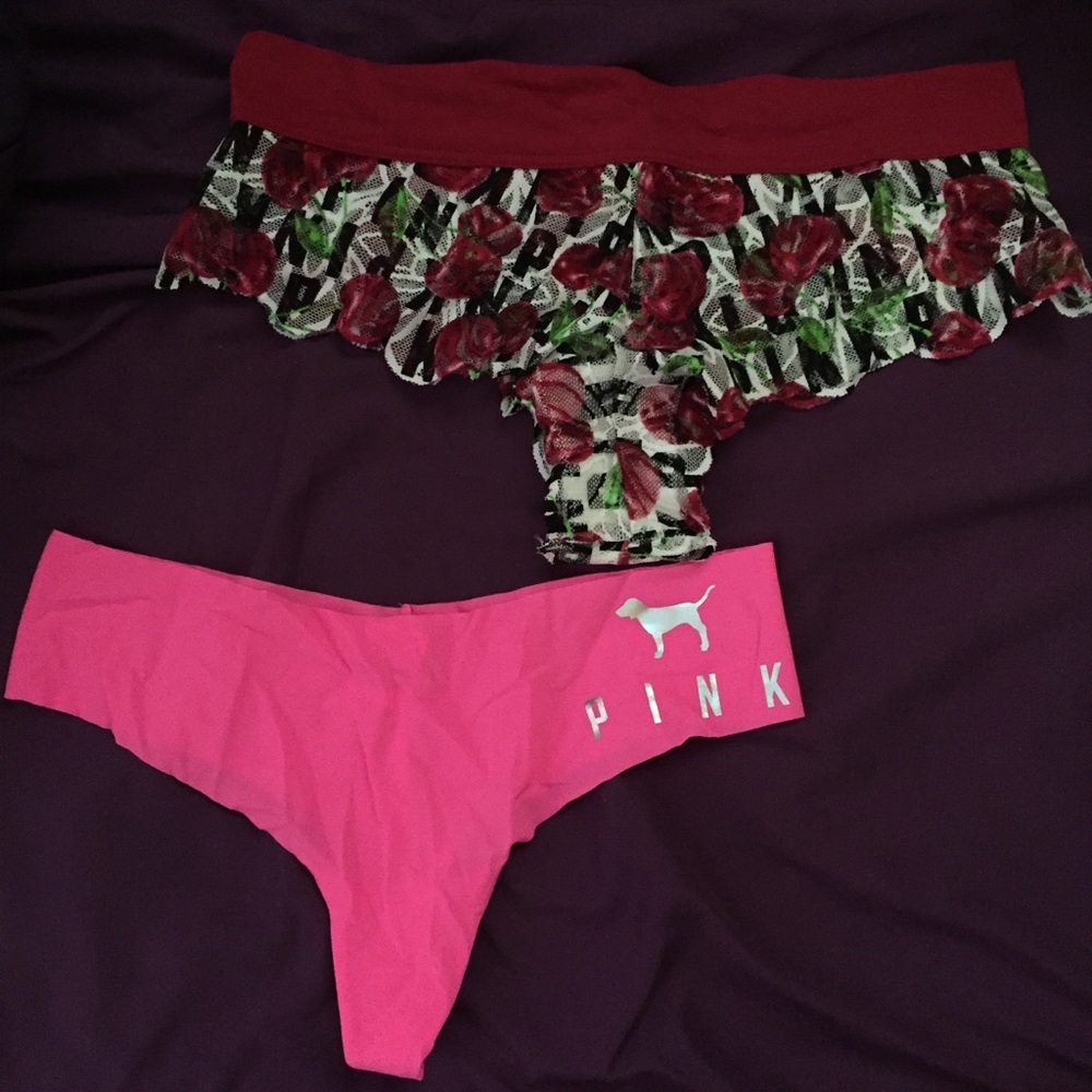 Pink and Victoria’s secret underwear!